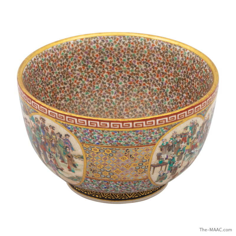 Very Rare 19th Century Satsuma Bowl Signed