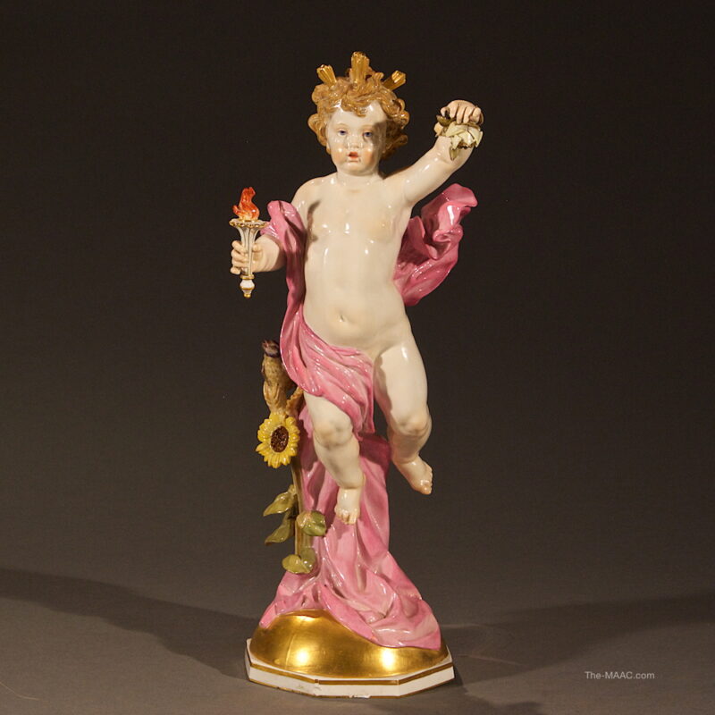 Meissen Porcelain Day and Night Figures - Image 2