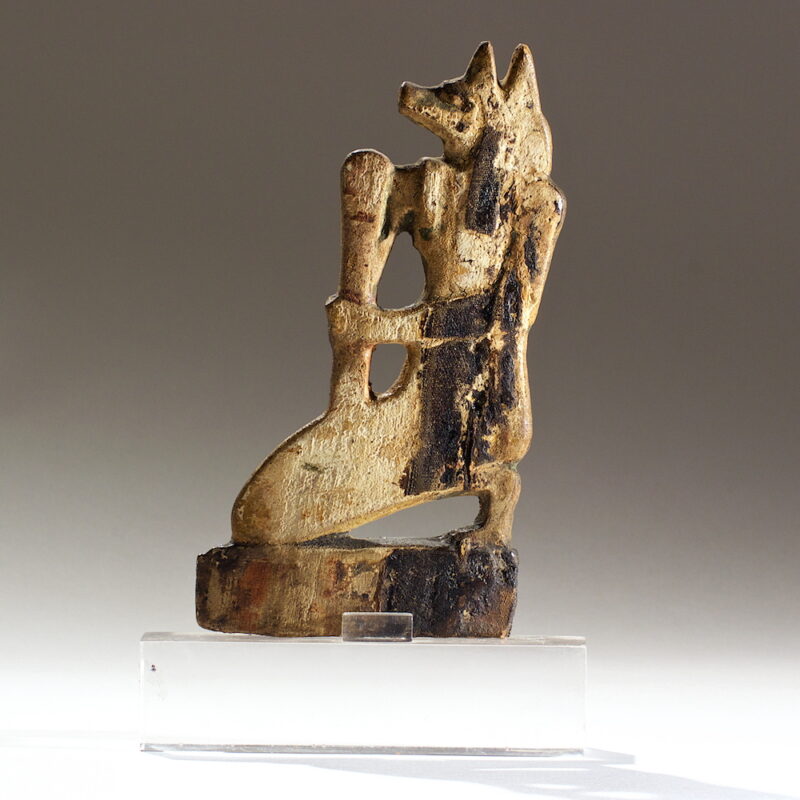 Egyptian Wood Anubis