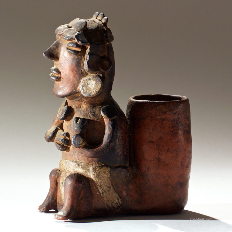 Pre-Columbian Seated Figure - Image 2