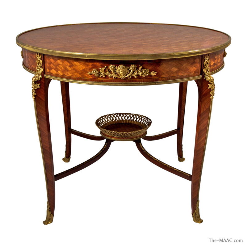 Circular Center Table by Francois Linke