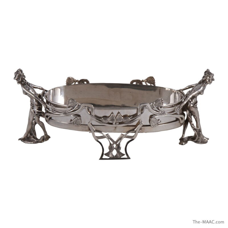 French Art Deco Silver Centerpiece
