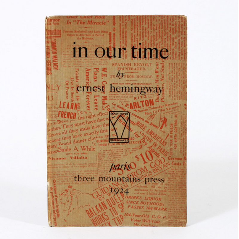 in our time, Ernest Hemingway