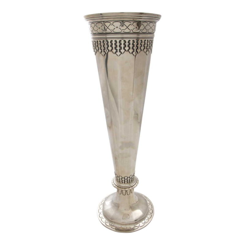 Large Silver Tiffany Vase