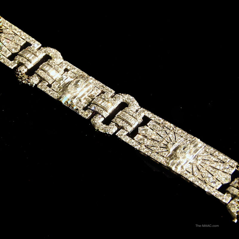 Art Deco Diamond Bracelet - Image 2