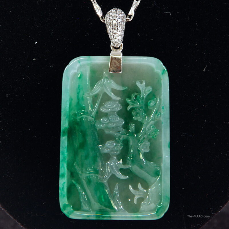Carved Chinese Jade Pendant