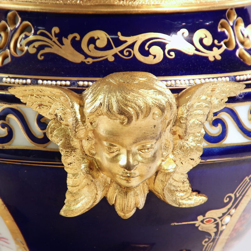 Pair of Sevres Covered Urns - Image 2