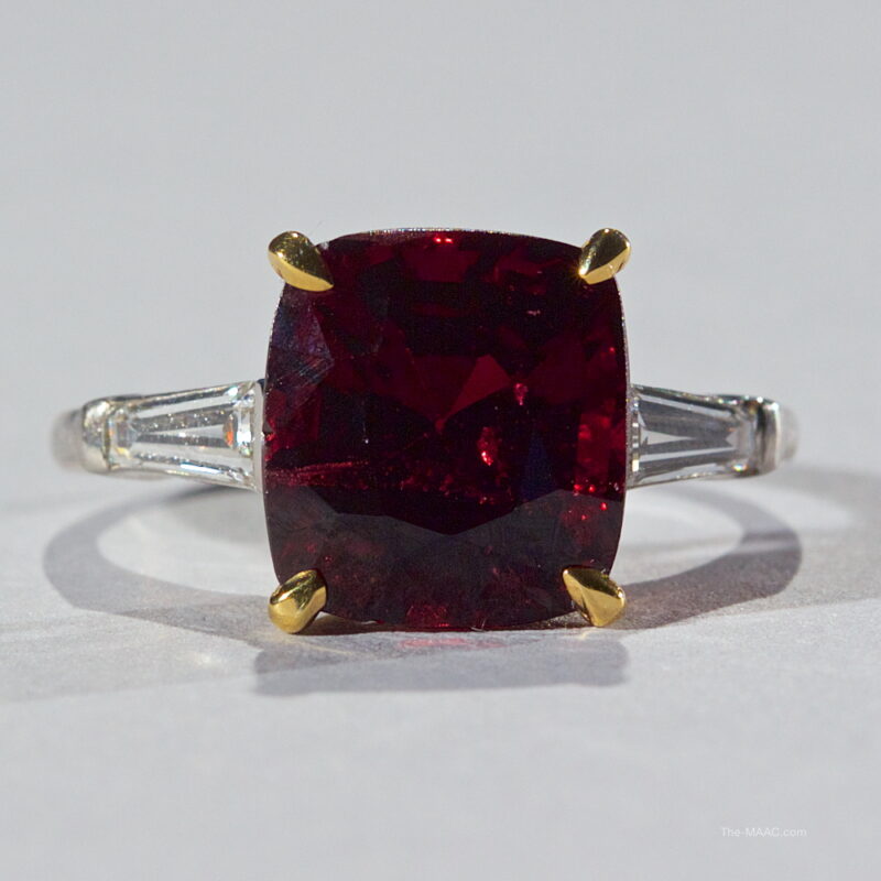 Red Spinel and Diamond Ring - Image 2