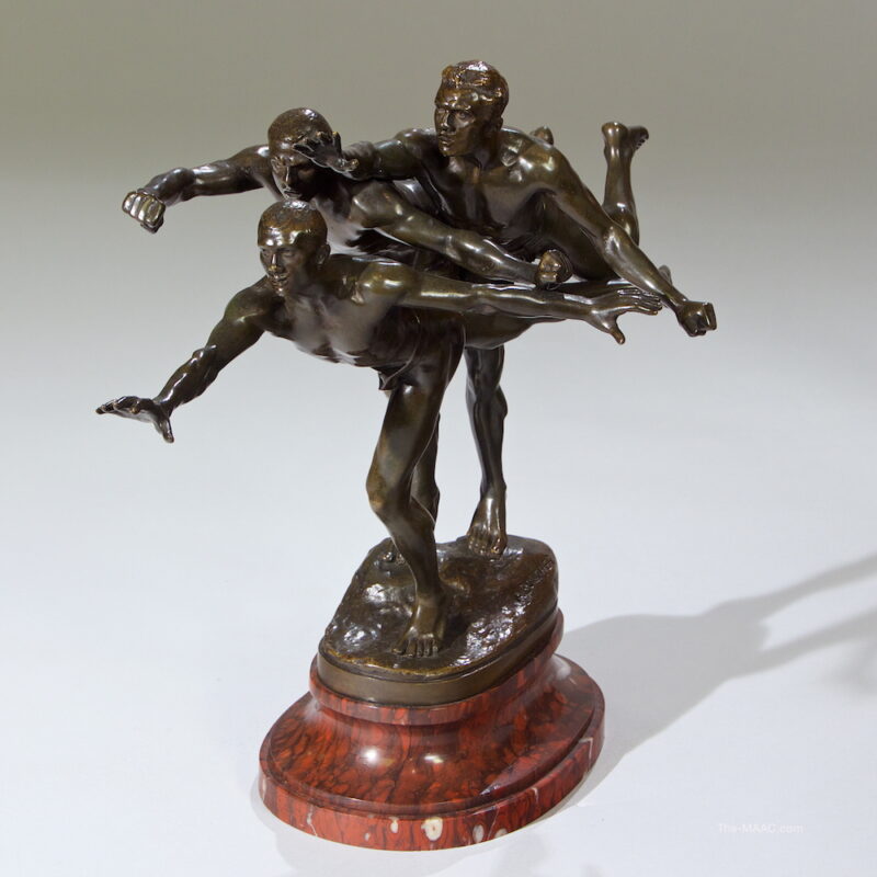 Bronze Sculpture, The Runners - Image 2