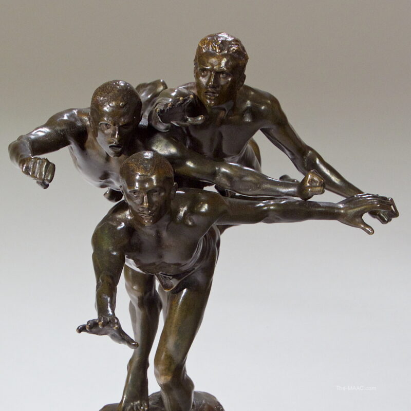 Bronze Sculpture, The Runners - Image 4