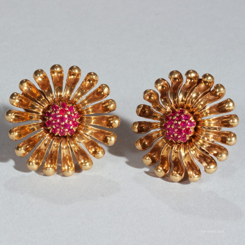 Ruby Earrings by Cartier