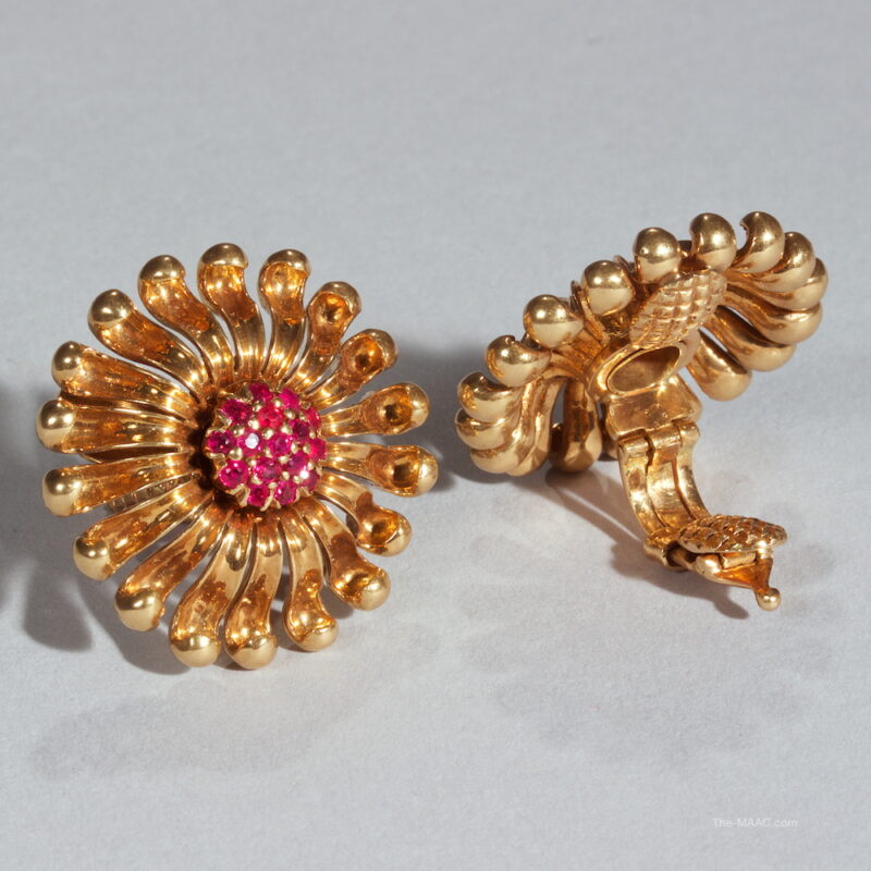 Ruby Earrings by Cartier - Image 2