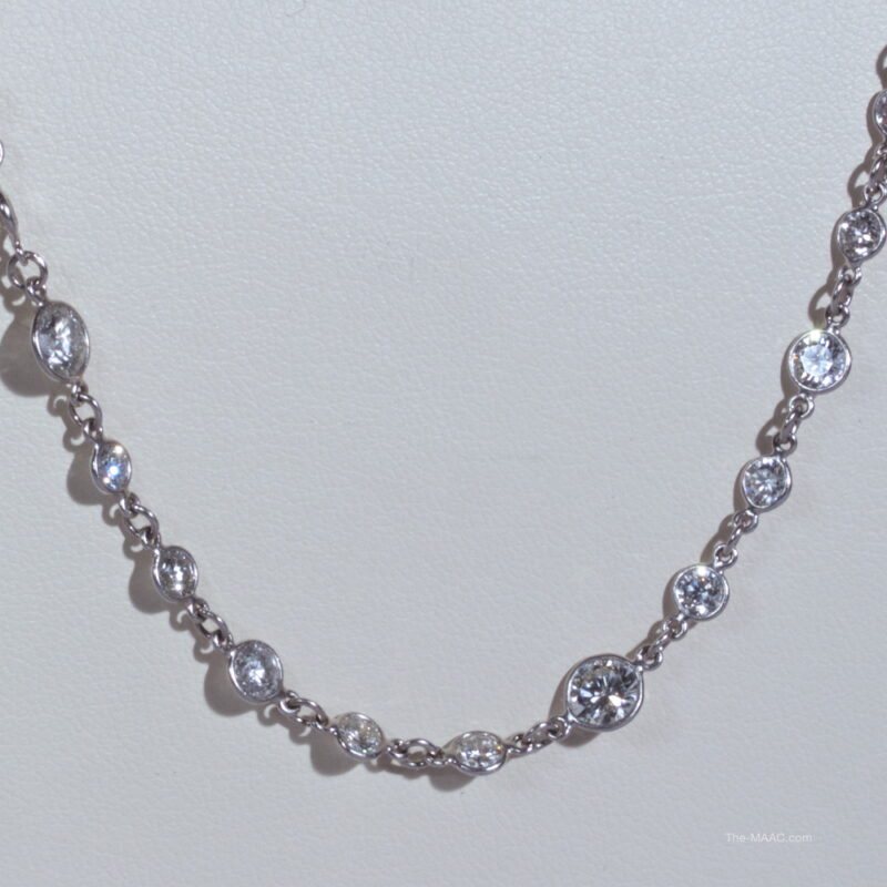 Art Deco Diamond and Platinum Necklace