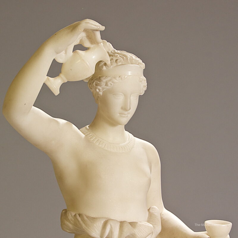 Antique Italian Marble Sculpture of Female Figure - Image 2
