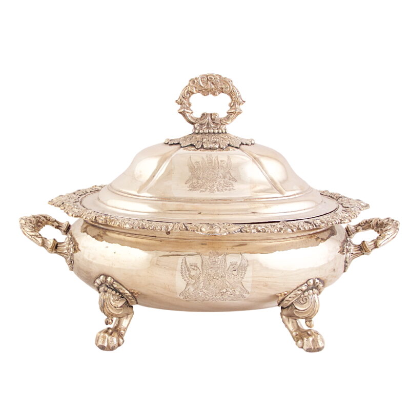 Antique English Silver Tureen