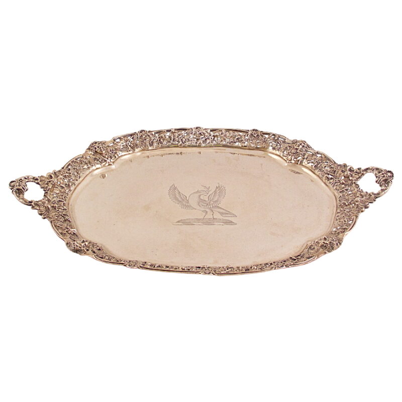 English Sterling Silver Tray