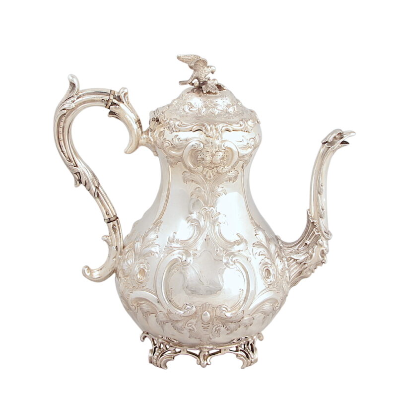 Antique English Sterling Silver Tea Set - Image 3