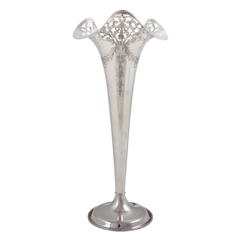 American Sterling Silver Vase