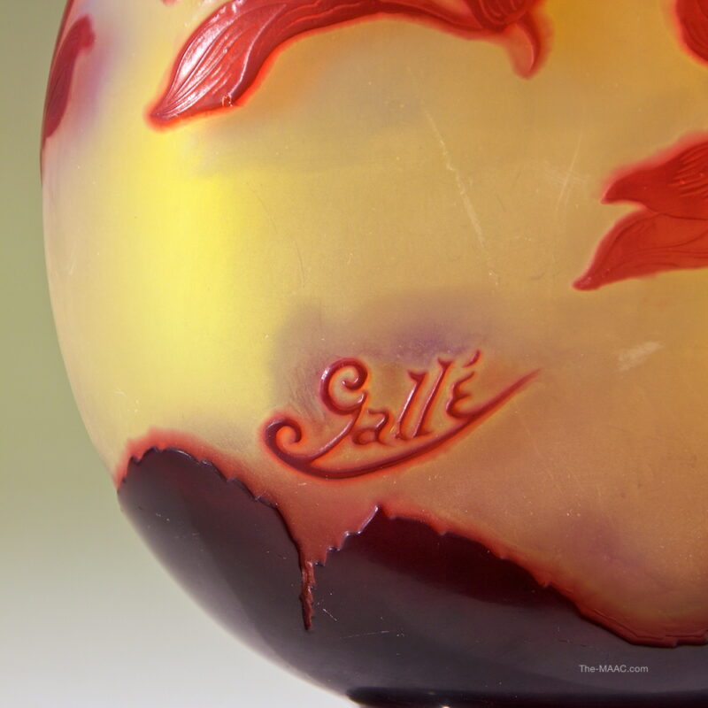 Antique Galle Vase - Image 2