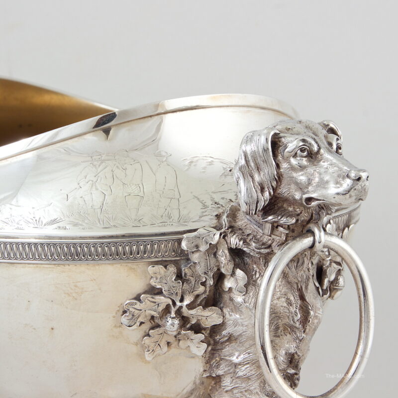 Antique Hunt Theme Centerpiece Bowl - Image 3