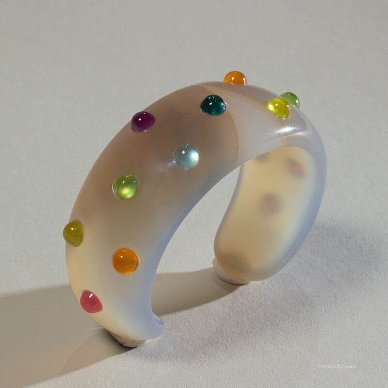 Multi Gem and Agate Bangle - Image 3