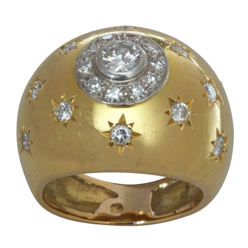 Classy French Diamond Ring