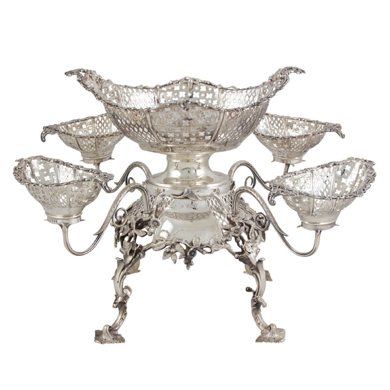 Antique English Sterling Silver Epergne