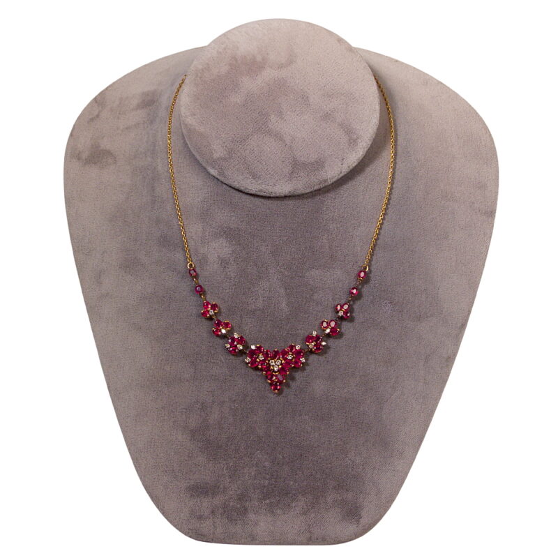Ruby and Diamond Necklace