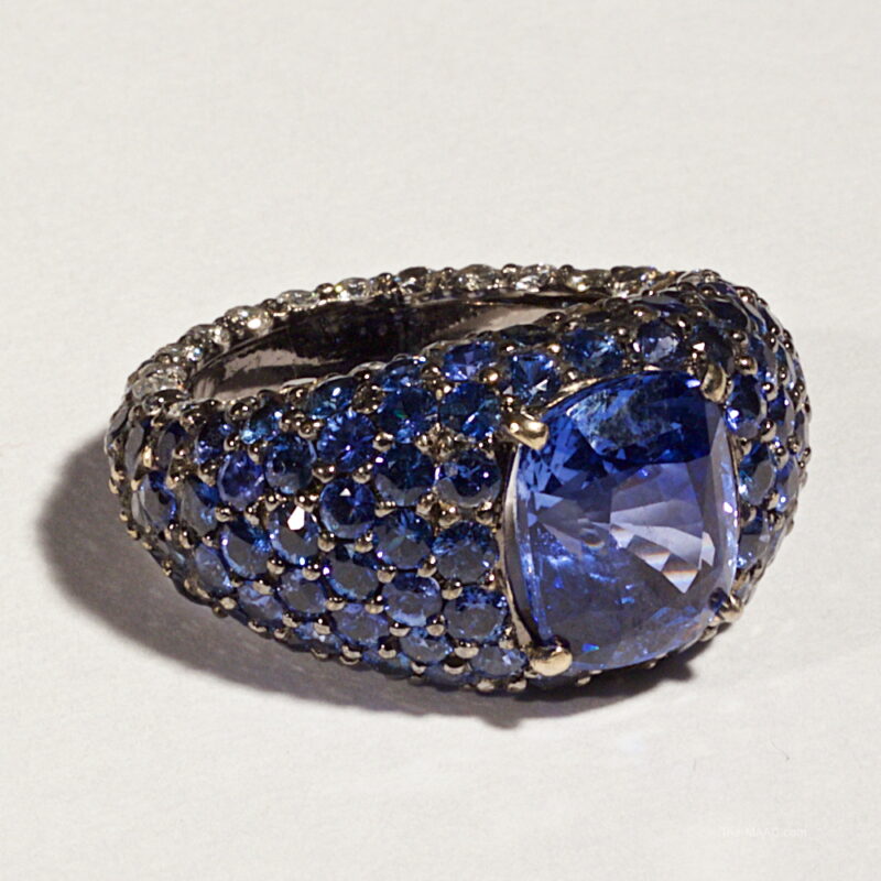 Sapphire Encrusted Ring
