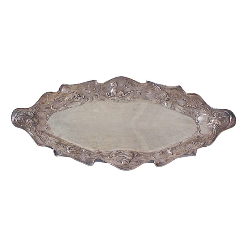Rare Martele Sterling Silver Fish Platter