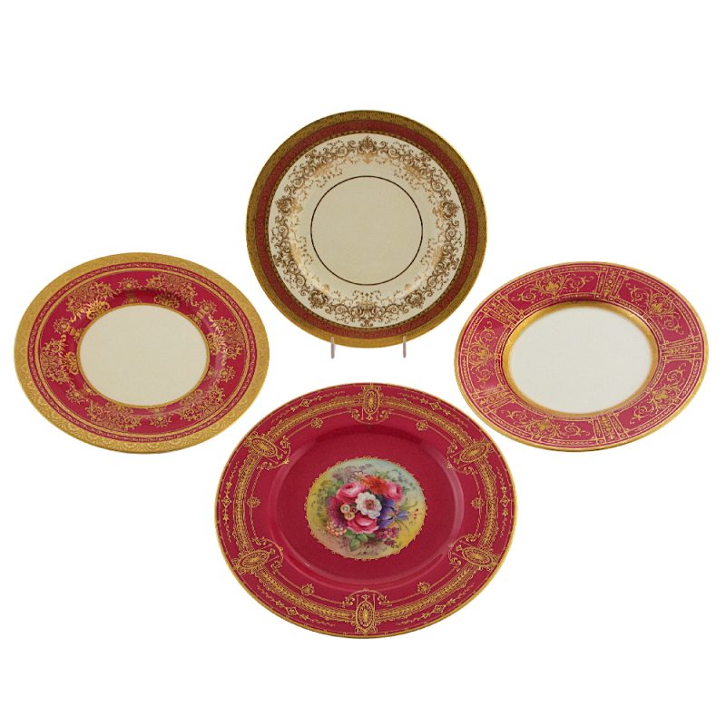 English China Service Plates - at Hoffman-Gampetro - Gallery #37 - at The Manhattan Art & Antiques Center, NYC