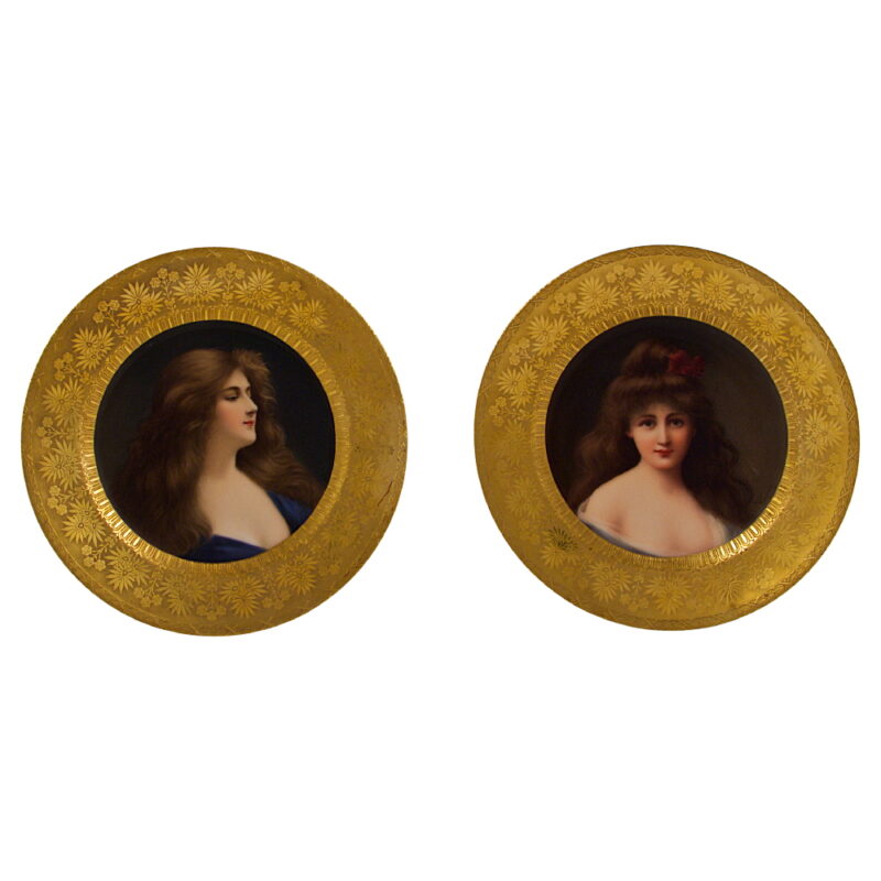 A Pair of Vienna Plates