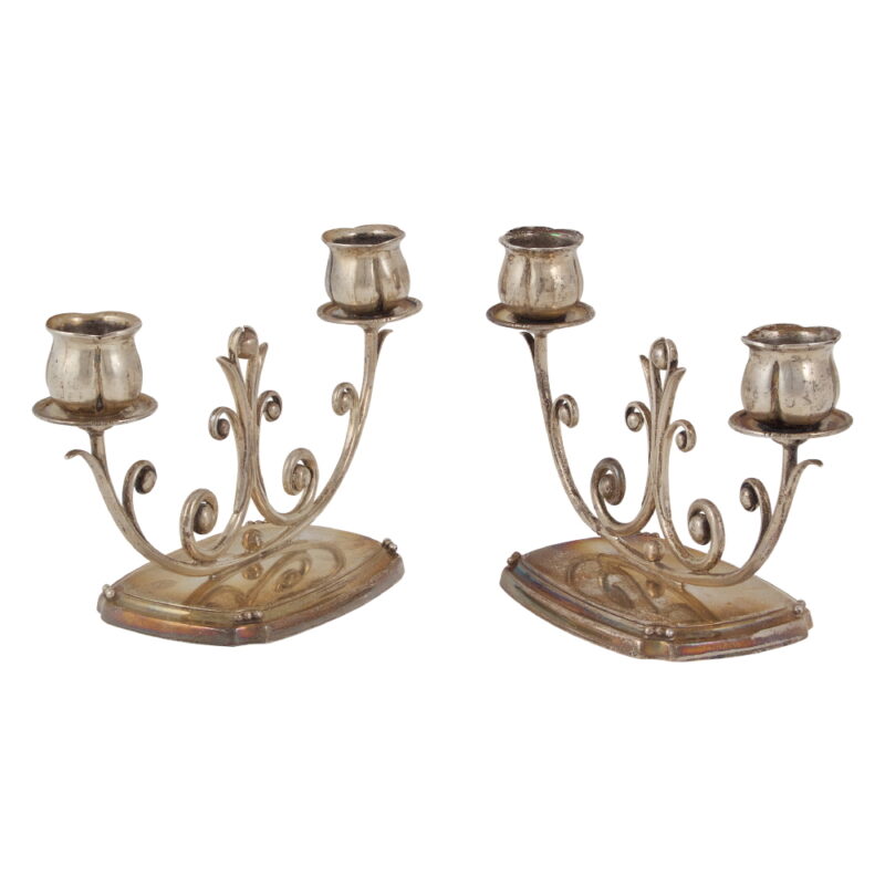 Sterling Silver Candelabras