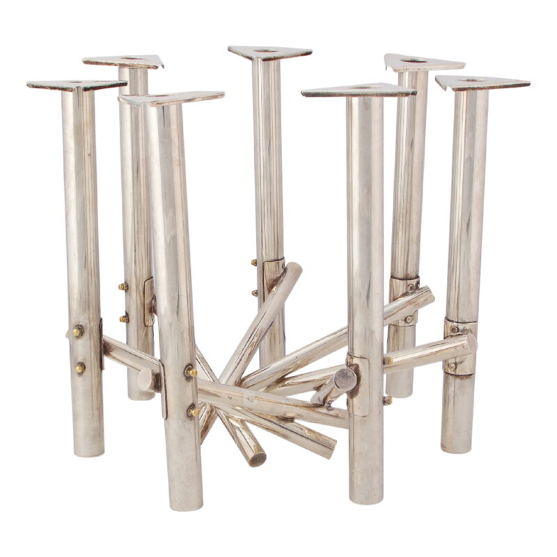 Contemporary Sterling Silver Candelabra
