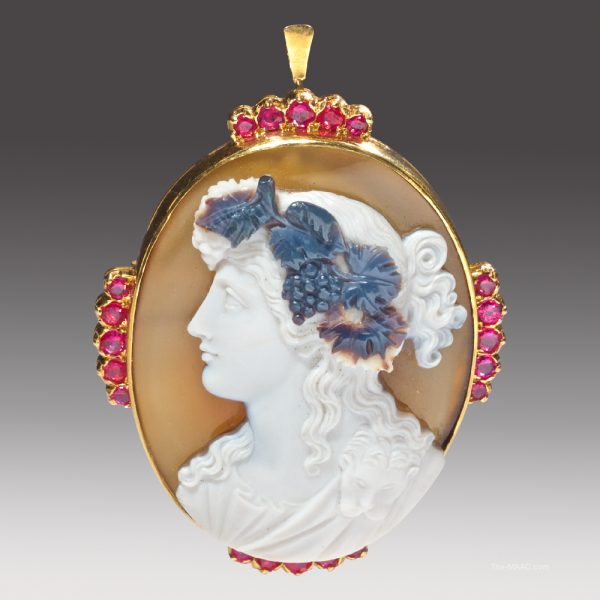 Exceptional Large Three Layer Stone Cameo Manhattan Art and Antiques
