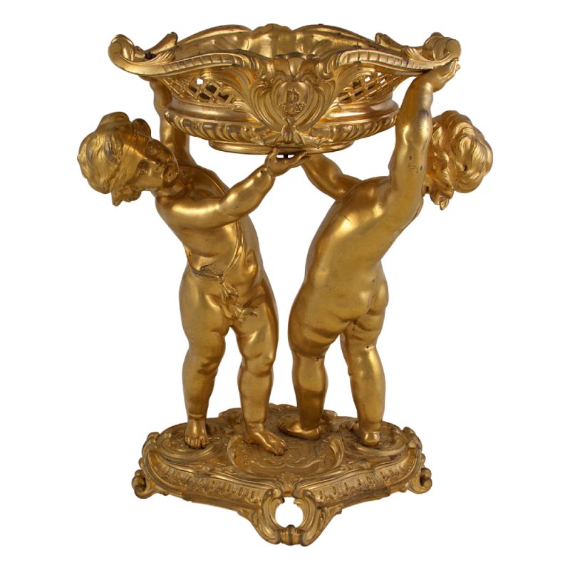 19th Century French Bronze Centerpiece - at Robin's Antiques at The MAAC