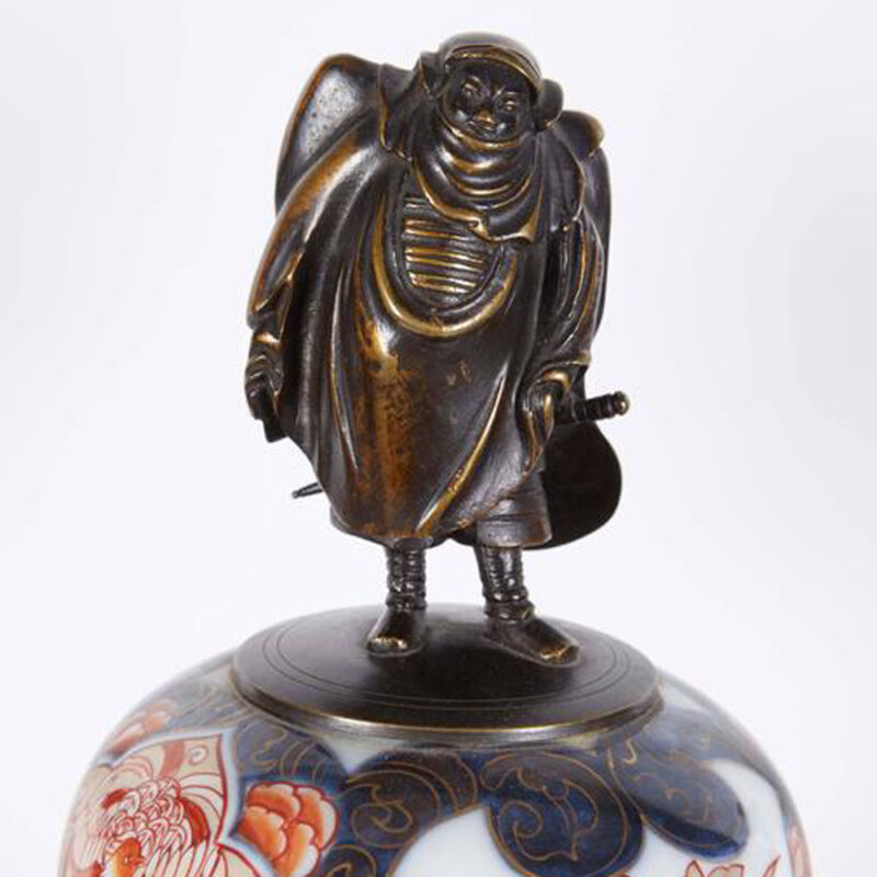 French Japonsime Parcel-Gilt Clock Garniture - Image 2