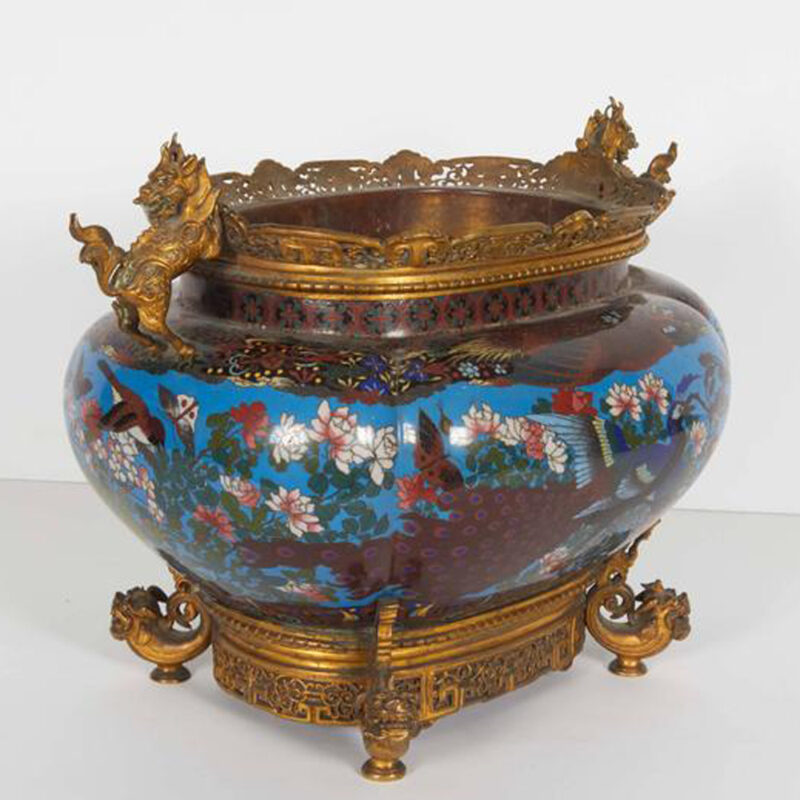 French Japonisme Ormolu-Mounted Garniture Centerpiece - Image 2