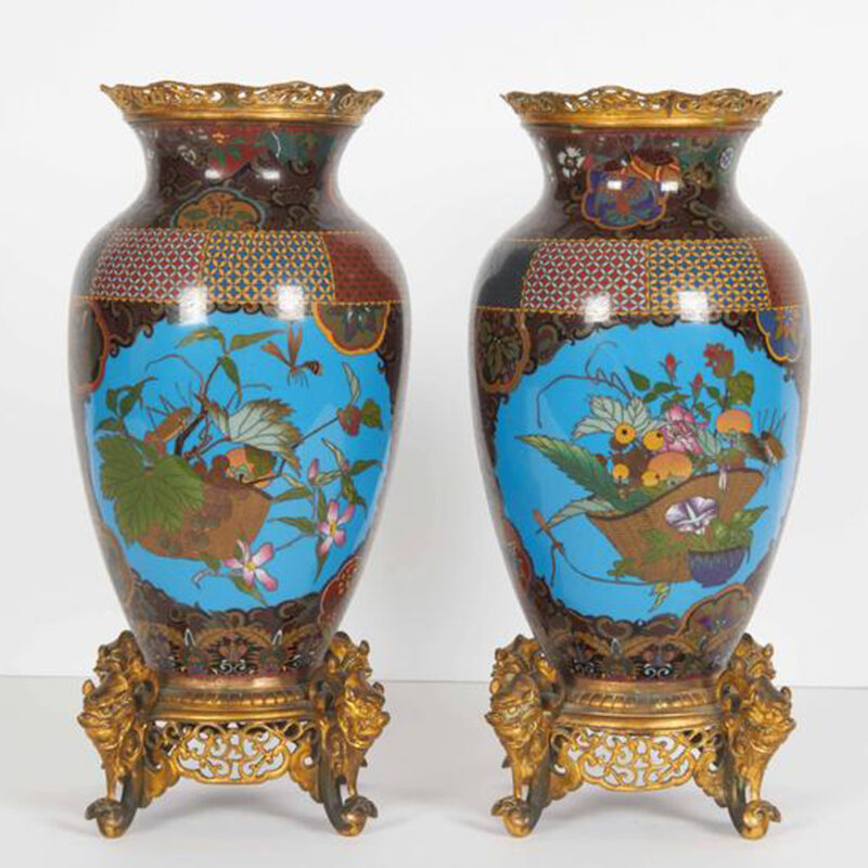 French Japonisme Ormolu-Mounted Garniture Centerpiece - Image 3