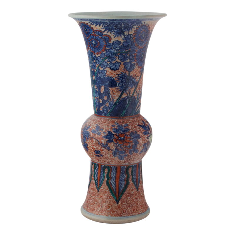 Antique Chinese Wucai Porcelain Vase