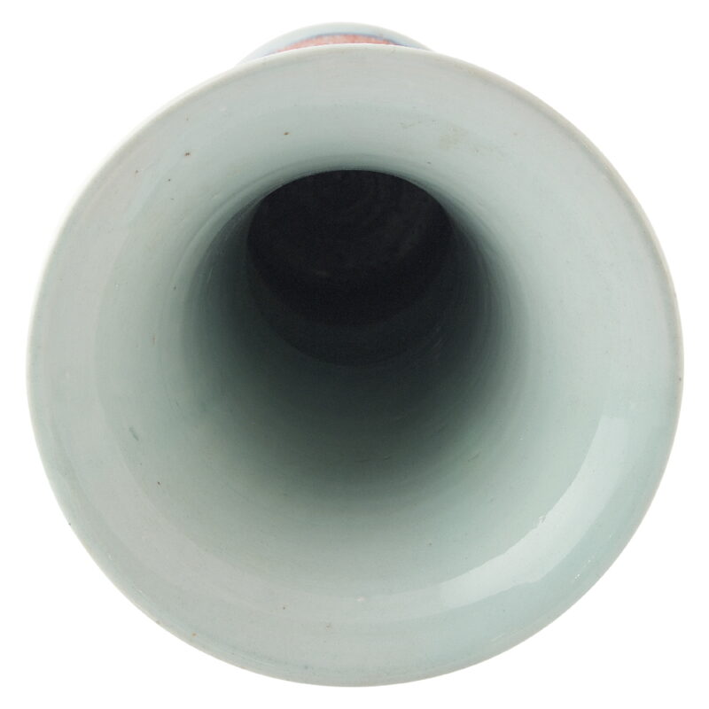 Antique Chinese Wucai Porcelain Vase - Image 5