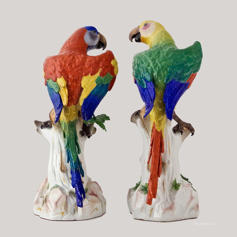 Pair of Meissen Figures of Parrots - Image 2