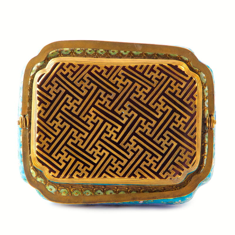 Chinese Canton Enamel Hand/Food Warmer - Image 3