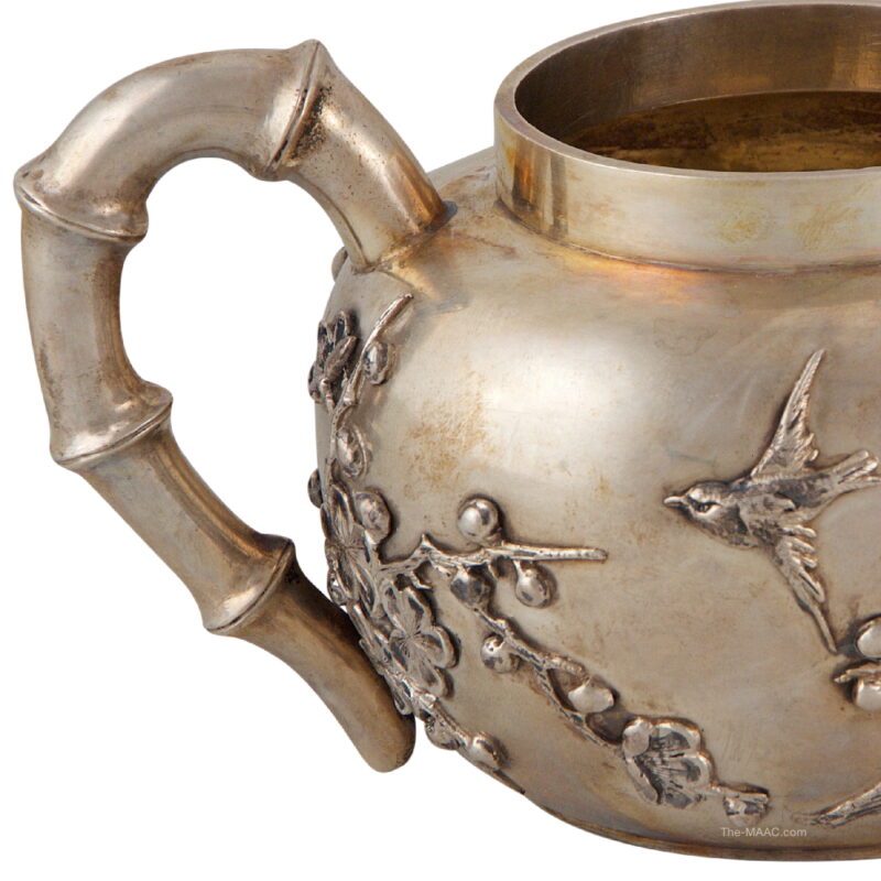 Six Piece Chinese Silver Tea Service Set - Image 2