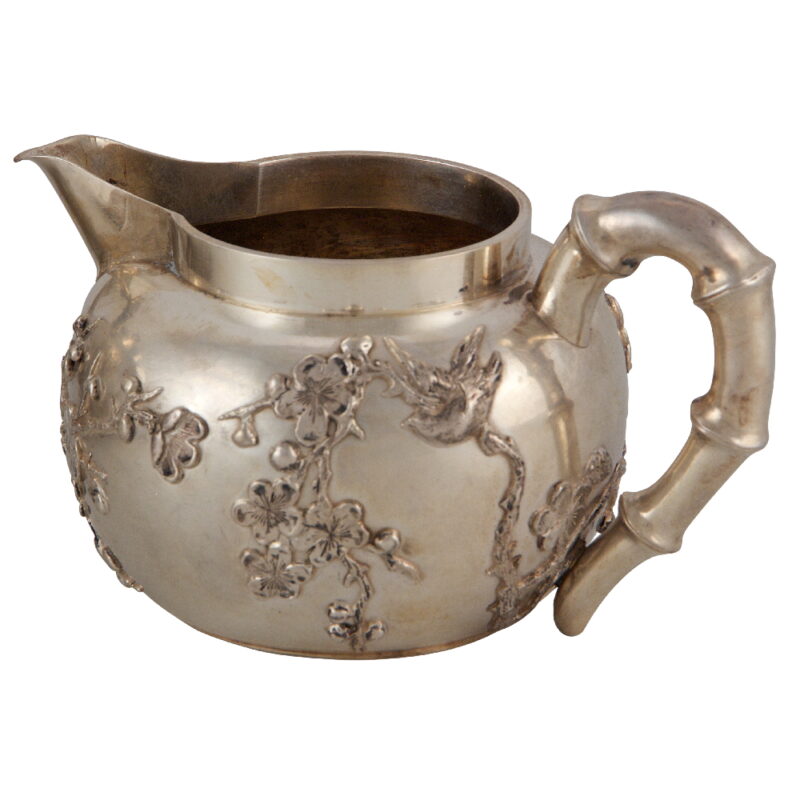 Six Piece Chinese Silver Tea Service Set - Image 3