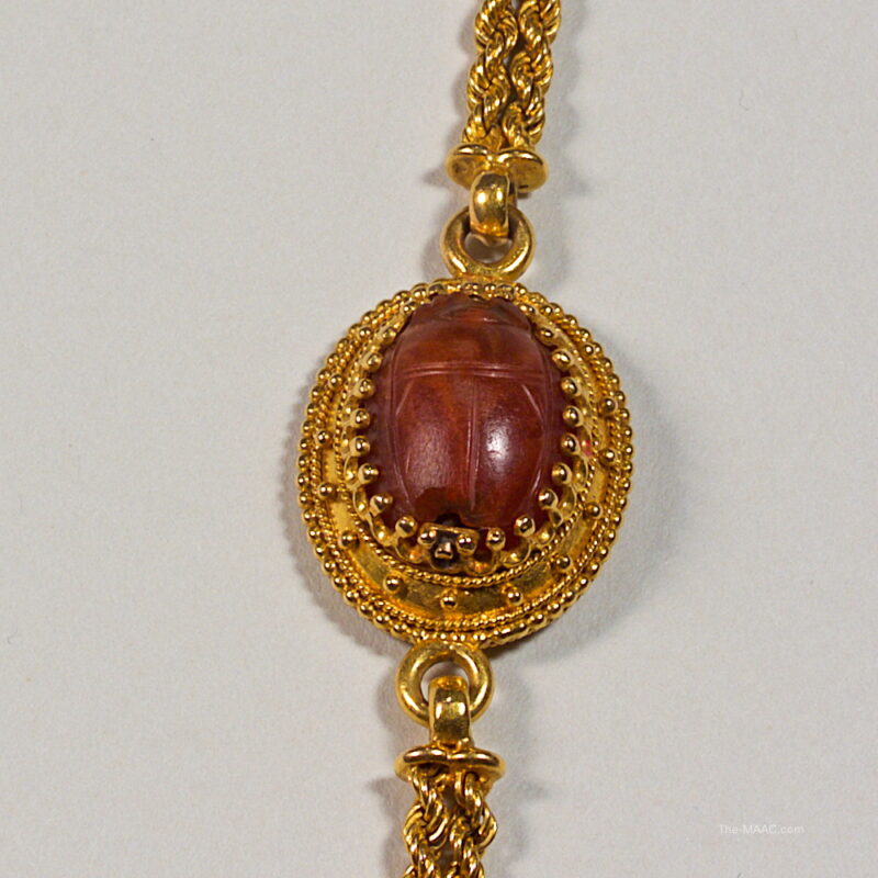 Carnelian Intaglio and Gold Necklace - Image 4
