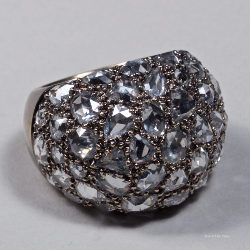 Antique Diamond Encrusted Ring - Image 2