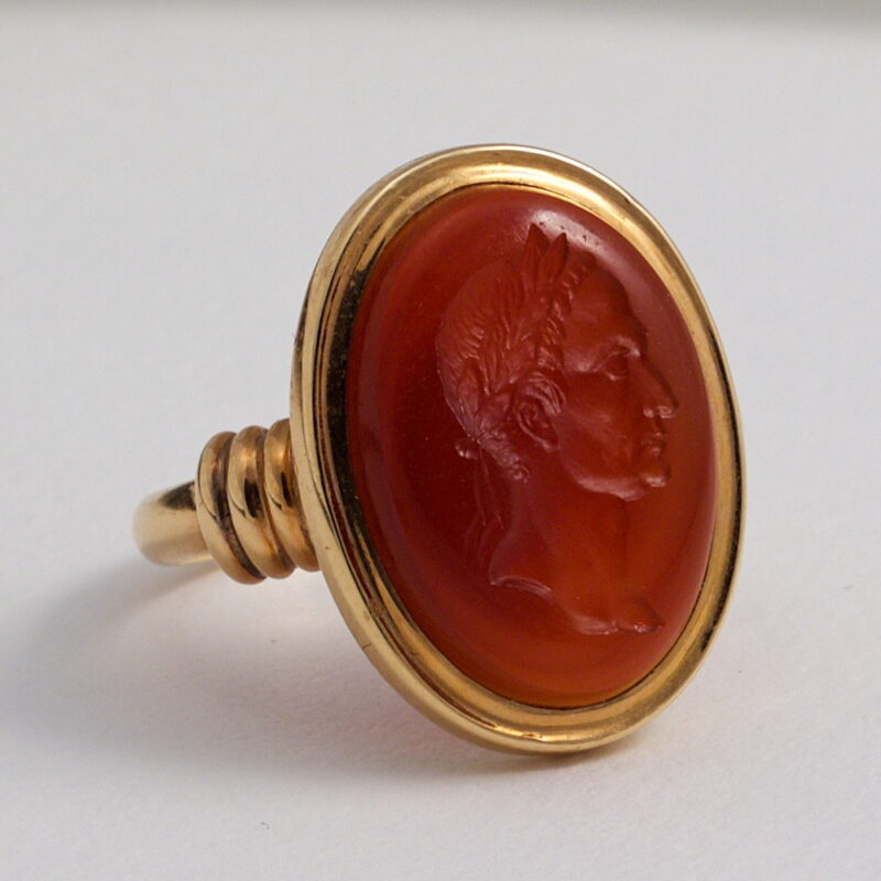 Carnelian Intaglio Ring by F. Walter Lawrence