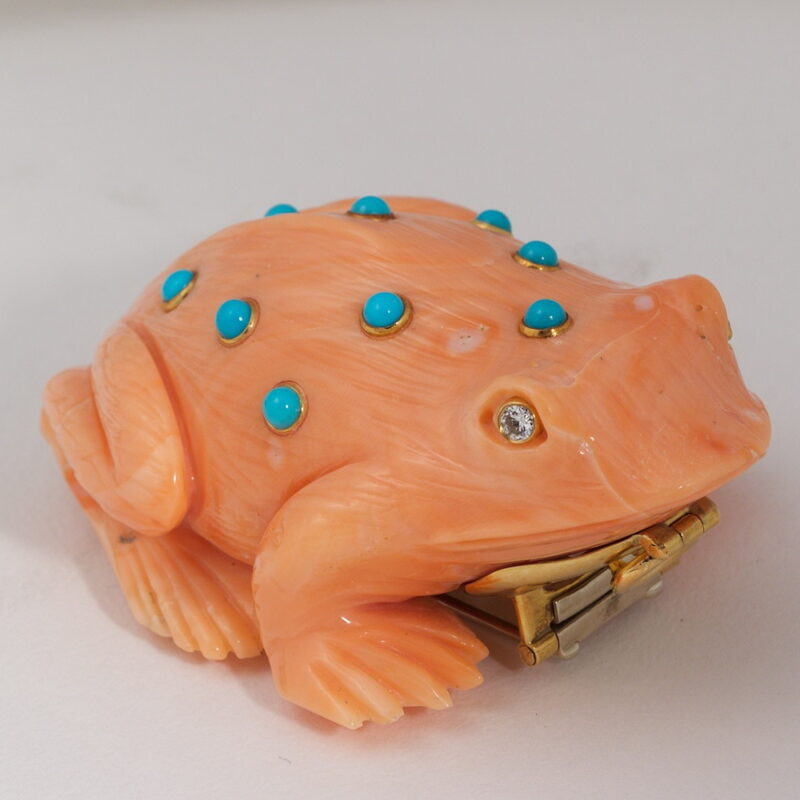 David Webb Frog Brooch