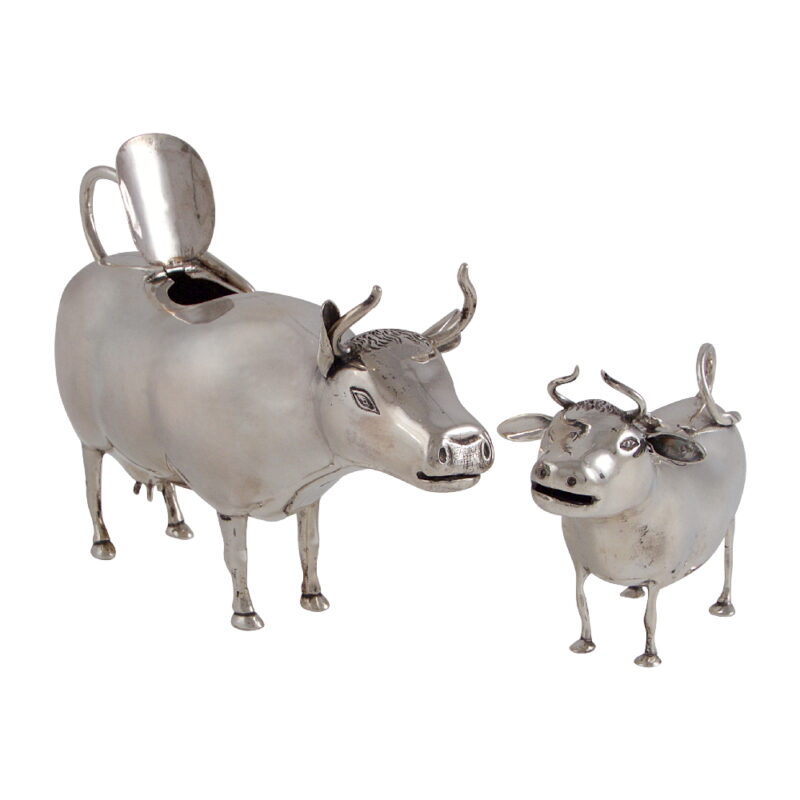 Dutch Silver Cow Creamers - Image 2